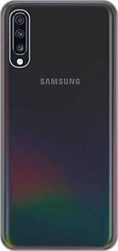 Kushu® Exclusive Soft Silicone TPU Jelly Crystal Clear Case Soft Transparent Back Case Cover for Samsung A70