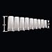 VIVACE Natural Royal Salon 500 Artificial Fake False Gel Nail Tips, 10 Sizes With Clear Plastic Case for Nail Salon Nail shop