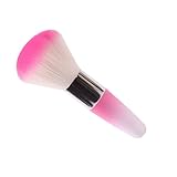 Binmer(TM)Nail Brushes Remove Dust Powder for Acrylic Nails Nail And Nail Art Dust Clean (Pink)