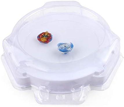 HYINGA Sport Burst Gyro Arena Disk Exciting Duel Spinning Top Beyblades Launcher Stadium (White)