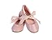 Ballerina Ribbon Tie Rubber Shoes Cinderella Flats Toddler Party