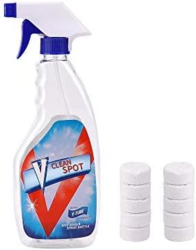 HyPee Multi Functional Effervescent Spray Cleaner Set with 1 Spray Bottle - All Purpose Home Cleaning Effervescent Spray Cleaner (50pcs with Bottle)