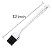 Luxe Grill BBQ Basting Brush - Silicone Bristles with 12 inch Stainless Steel Handle - Make Grilling Easy - ONE Year Guarantee