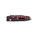 Ganzo G746 Tactical Folding Knife 440C Blade G10 Handle Axis Lock (Red-Black)