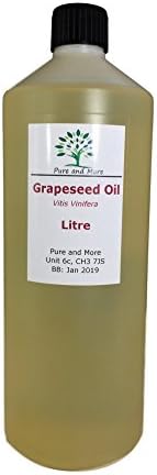 Grapeseed Oil 100% Pure Cold Pressed 1 Litre