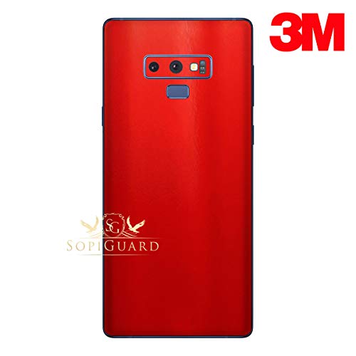 SopiGuard Skin for Samsung Note 9 Precision Edge-to-Edge Vinyl Sticker (3M Gloss Dragon Fire Red)