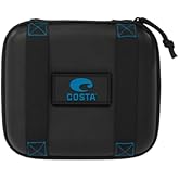 Costa Del Mar Eva Zipper Sunglass Case, Black/Blue, One Size