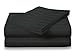 Millenium Linen Full Size Bed Sheet Set - Black - 1600 Series 4 Piece - Deep Pocket - Cool and Wrinkle Fre e - 1 Fitted, 1 Flat, 2 Pillow Cases
