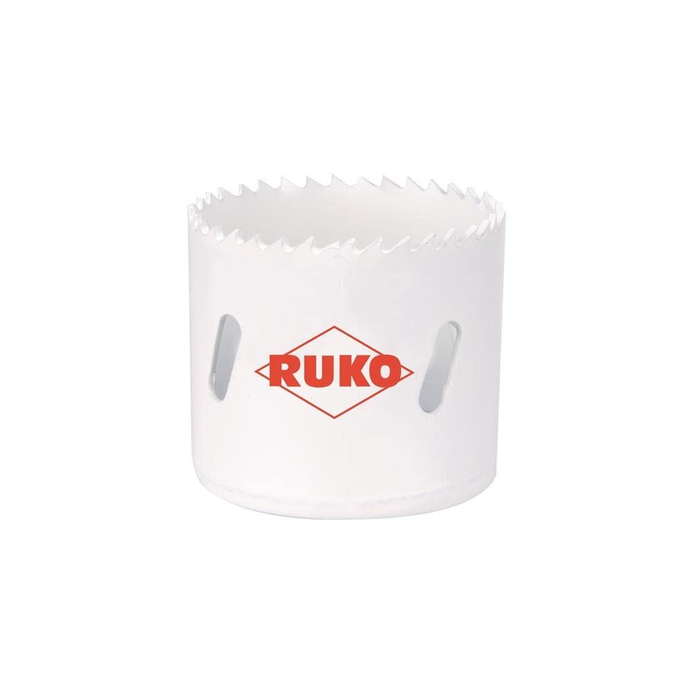 Ruko HSSE-Co 8 Bi-Metal Hole Saw with Fine Toothing, White Finish, 70.0 mm Diameter, R126070