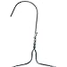 HANGERWORLD 20 Strong 16.1inch Metal 10 Gauge Silver Wire Remat Clothes Garment Notched Trouser Bar Hangers.