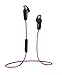 Jarv NMotion PRO Sport Wireless Bluetooth 4.0 Stereo Earbuds with Built in Microphone - Pink (up to 5 hours of playtime)
