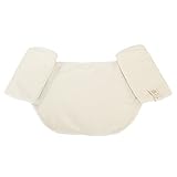LÍLLÉbaby Organic Chest Bib and Organic Teething Pads, Natural - Organic Cotton Teething Pad for Baby Carrier