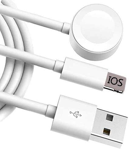 Austuo For Apple Watch Charger, 2 in 1 Portable Charging Cable 3.3ft/1 Meter Compatible With Apple Watch Series 4/3/2/1,for iPhoneXR/XS/XS Max/X/8/8Plus/7/7Plus/6/6Plus/iPad4/iPad Air/iPad mini