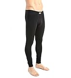 Saxx Mens Subzero Long John Fly Performance Boxers Underwear Large Stealth