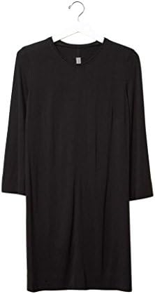 Raquel Allegra Black Bell Sleeve Shift Dress 1 S