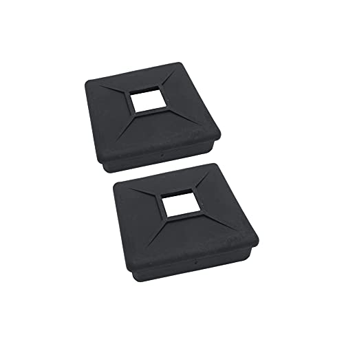 thumbnail image 2 of 2 New 4 Square Bumper Sewer Cap Cover RV Camper Traler Vented Black | EBay 2 of 12