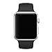 Icesnail Apple Watch Band 38mm 42mm [3 Pieces 2 Length] Soft Silicone Sport Replacement Strap for Apple Watch Series 3 Series 2 Series 1 Sport and Edition All Models, 42mm Black