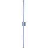 ET2 Alumilux Line - 51 Inch 30W 2 LED Outdoor Wall Mount-Satin Aluminum Finish