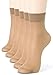 ililily 5 or 10 pairs 20D Sheer ankle high tights hosiery socks