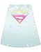 Toddler Supergirl T-Shirt with Cape Girl Power - Coral, 4T