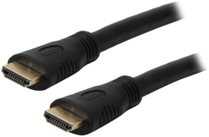 Nippon Labs NMHD-50MM 50-Feet High Speed Hemi with Ethernet CL2 Rating, Black Cable M/M 24 AWG Gold Plated