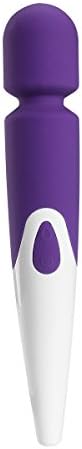 ELECITIZON 10x Speed Oversized Extreme Powerful Wand Massager Cordless Rechargeable Waterproof Vibrator Massage,Purple