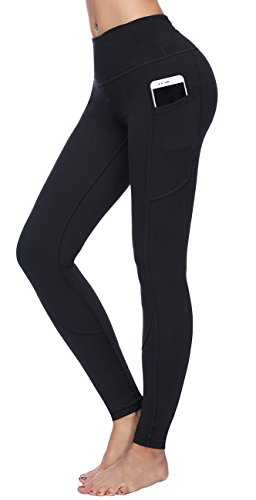 HOFI High Waist Yoga Pants for Women Side & Inner Pockets with Tummy Control Sports Leggings