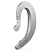 LISN Ear-Hook Bluetooth Headphone, Wireless Single Ear Bluetooth Headset with Mic, Ultra-Light Painless Bluetooth Earpiece 8-10 Hrs Playtime for Cell Phone (Silver)