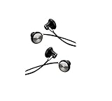 JustJamz (2 pack) Flight Pro 2.1 In-Ear Premium Super Bass Earphones Headphones (Black and Black)