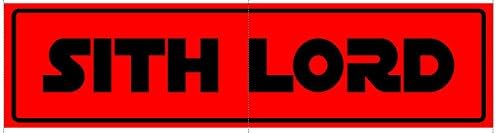 SITH LORD Street Sign
