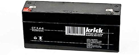 Krick Lead Battery 6 V/3,4Ah