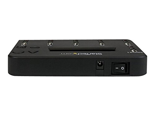 StarTech.com 1:5 Standalone USB Flash Drive Duplicator and Eraser-1 to 5 Flash Drive Copier & Sanitizer with Single/Multi-pass DoD Erase