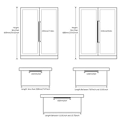goldenwarm Edge Pull Door Finger Pull Cabinet