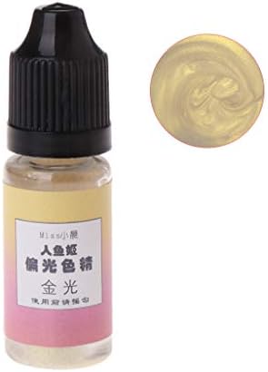SLYlive Resin Pigment, Starry DIY Making Crafts UV Dye Jewelry Accessories - 24 Shiny Color s (Gold)
