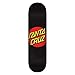 Santa Cruz Skateboard Deck Classic Dot Wide Tip Black/Red 8.0