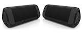 OontZ Angle 3 Ultra Portable Bluetooth Speaker, Two Speaker Edition, 14 Watts, Bigger Bass, Hi-Quality Sound, 100 Ft Wireless Range, IPX6, Bluetooth Speakers by Cambridge SoundWorks (Black)
