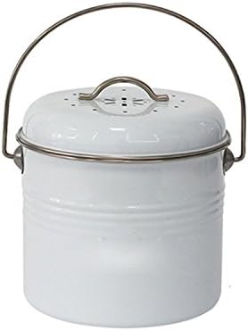 OOFYHOME Creative cakes barrels, creative kitchen spare bucket, with plastic barrels round trash cans, storage of debris dishes