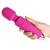 Wand Massager Handheld Massager Personal Body Massager Cordless Pain Relief with 10 Powerful Speeds Wave Pulsations