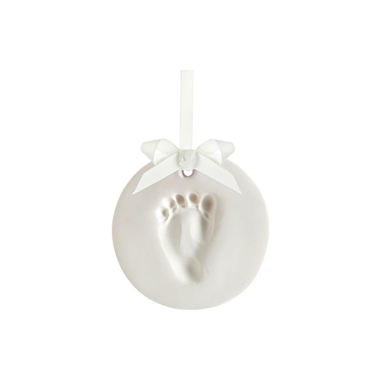 Tiny Ideas Baby Handprint or Footprint DIY Keepsake Ornament Kit, Nursery Décor, Creative Baby Gift, Addition to Baby…