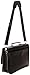 Kenneth Cole Reaction Genuine Leather Dual Compartment Flapover Business Portfolio, Black