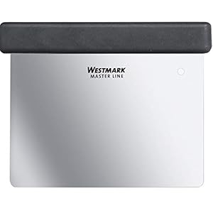 Westmark Professionele deegschraper/spatel, met handvat, lemmet: 8 x 12 cm, roestvrij staal/kunststof, Master Line…