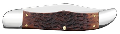 image for CASE XX WR Pocket Knife Chestnut Bone Large Folding Hunter (Cv) W/Shea