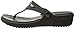 crocs Women's Sanrah Circle Sandal, Black/Graphite, 8 B(M) US