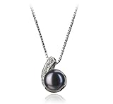 Claudia Black 7-8mm AA Quality Freshwater 925 Sterling Silver Cultured Pearl Pendant