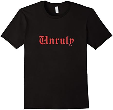Men's Unruly Jamaican Dancehall Music T-Shirt Small Black