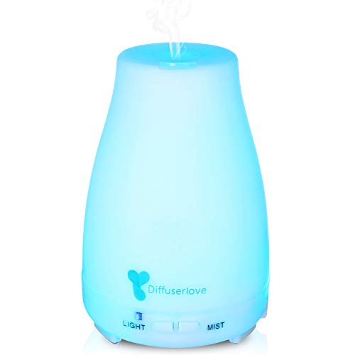 Diffuserlove MAX 200ML Essential Oil Diffuser Ultrasonic Aromatherapy Diffuser Mist Humidifiers with 7 Color LED Lights and Waterless Auto Shut-Off for Bedroom Office House Kitchen Yoga
