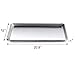New Star Foodservice Commercial-Grade 18-Gauge Aluminum Sheet Pan/Bun Pan (15 L x21 W x1 H (Two Thirds size) Measure Oven)