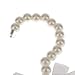Jili Online 30cm Luxury Pearl Beaded Clothes Hangers Decorative Pants Trousers Clothes Hanger with Clip for Adults - White, 30cm