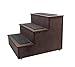 FixtureDisplays Deluxe Wood Pet Stairs Pet- Dog/Cat 3 Steps/Stairs to Access Bed, Sofa, Step Ladder 12226NEW-FBA Fulfilment by Amazonthumb 1