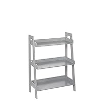 RiverRidge Amery Collection 3-Tier Floor Shelf, Gray